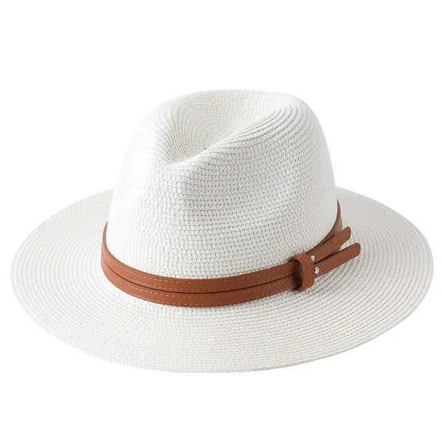 Wide Brim Straw Panama Hat