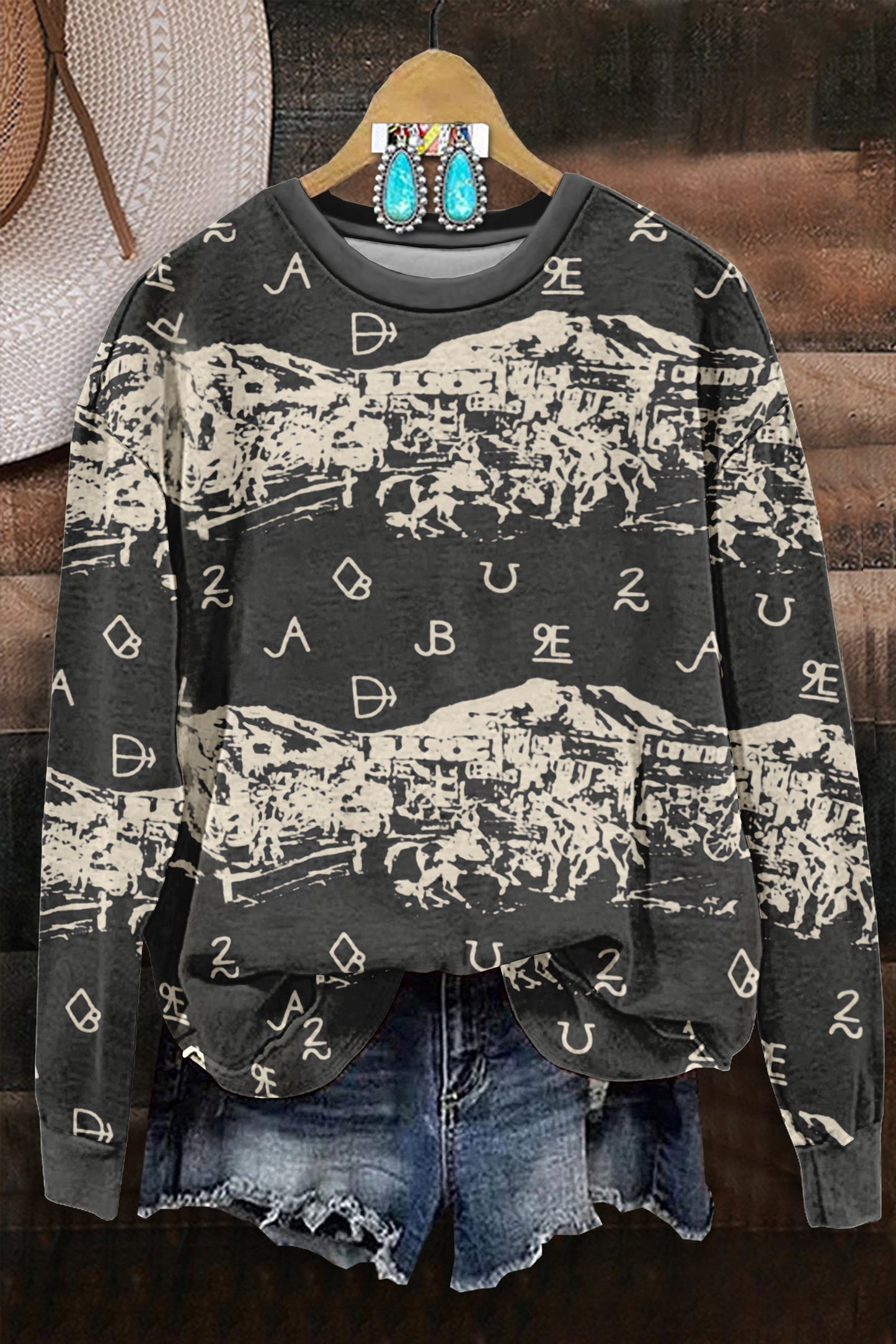 The Western Way Long Sleeve Sweatshirt