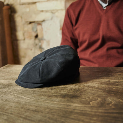 TIENDAHAT BLACK MODA NEWSBOY CAP