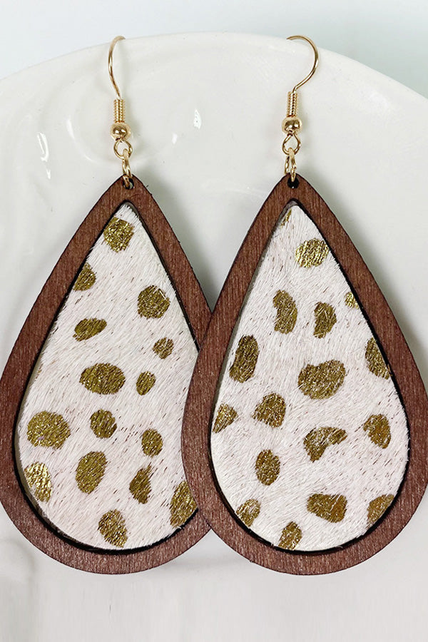 Bohemian Leopard Pattern Earrings