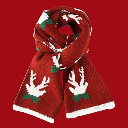 Unisex Christmas Warm Knit Scarf