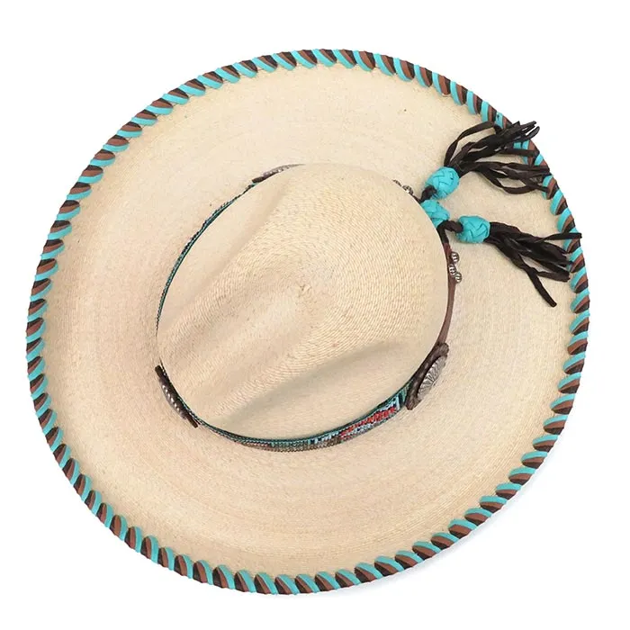 Palm Leaf Cowboy Straw Hat