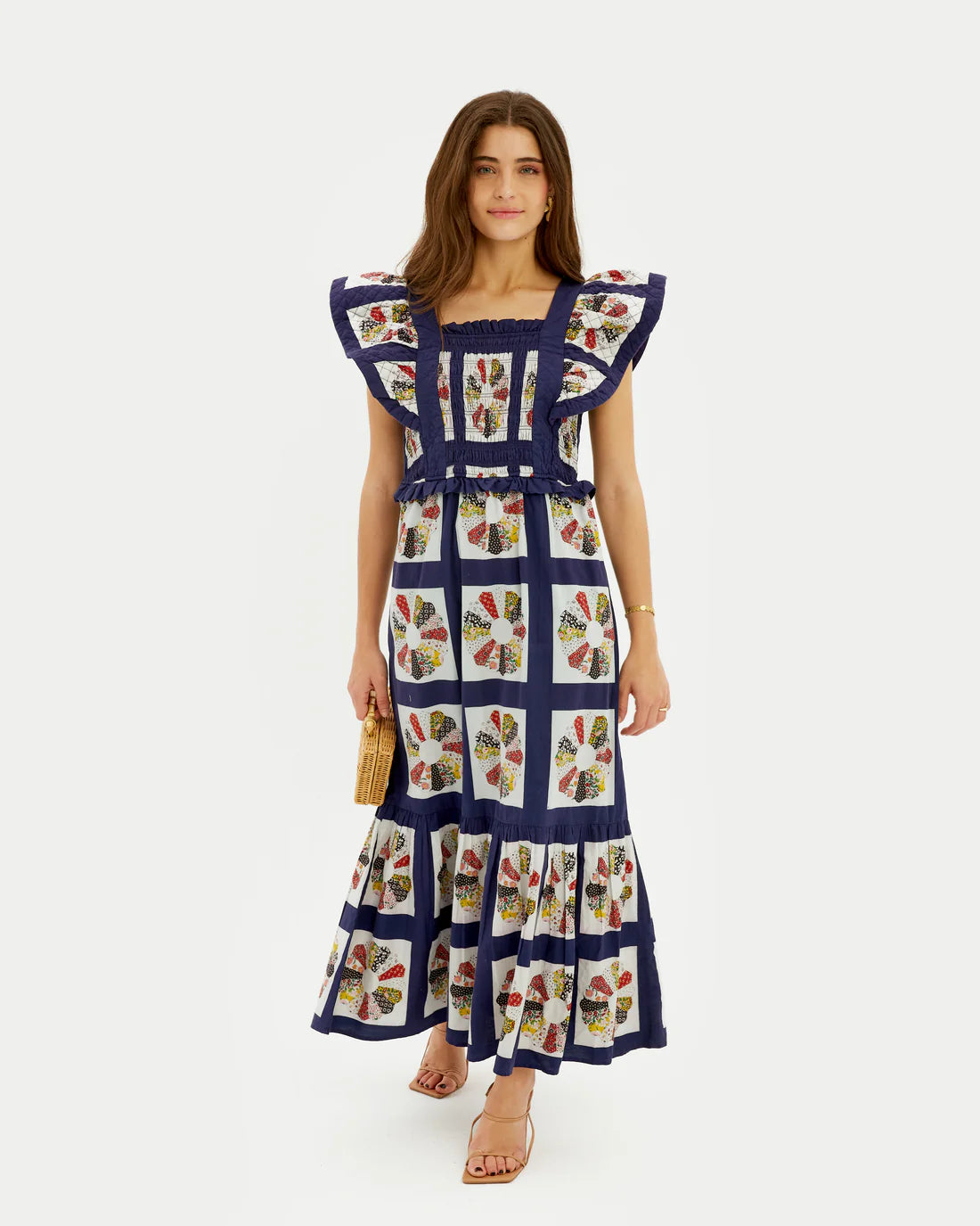 Printed Cotton Maxi Dress