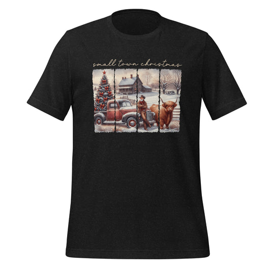 Small Town Christmas Unisex t-shirt