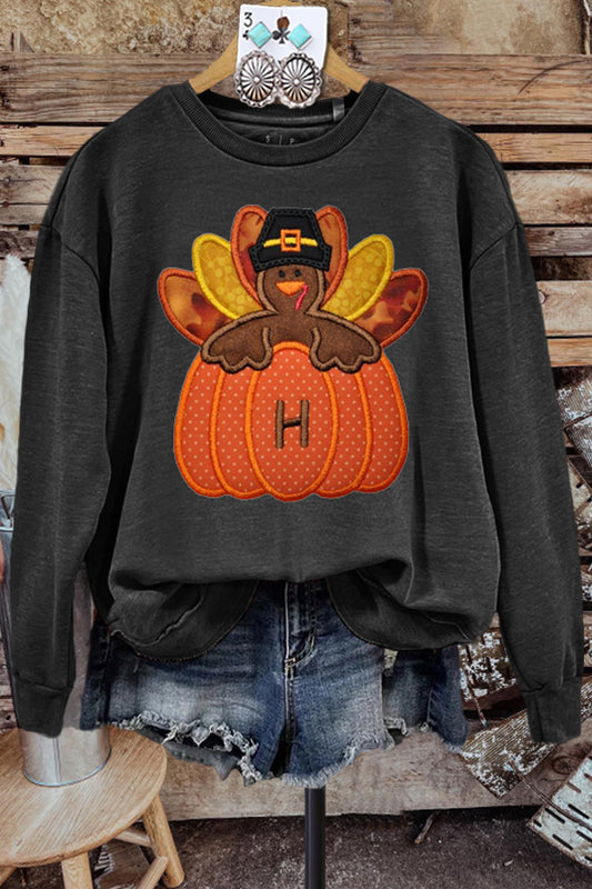 Classic Turkey Pumpkin Sweatshirt