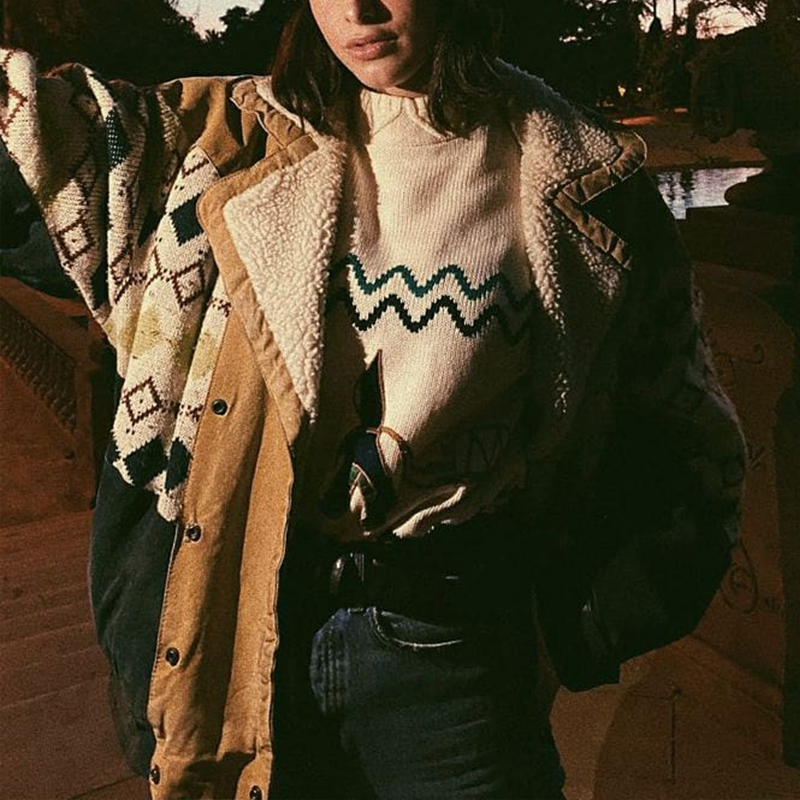 Women's Vintage Aztec Jacket