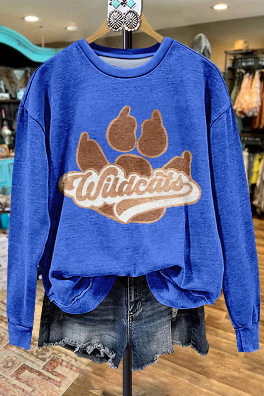 Classic Contrasting Wildcat Sweatshirt