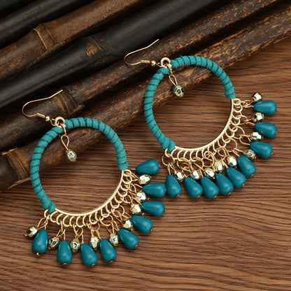 Women's Ethnic Style Tassel Earrings