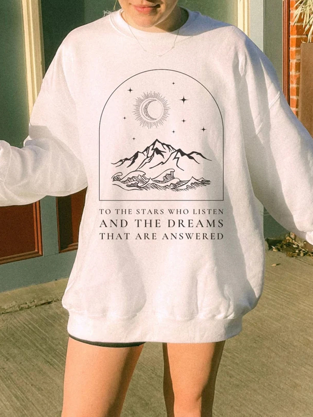 Acotar Sweatshirt To The Stars Who Listen Sweater Sarah J Maas