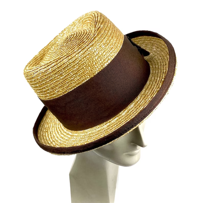 Hercule Poirot’s homburg straw hat