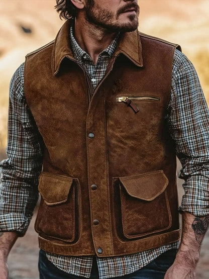 Men's Vintage Western Vest