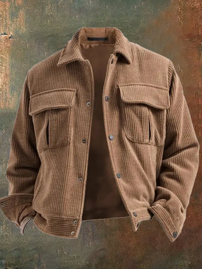 Men's Vintage Herringbone Hunting Jacket