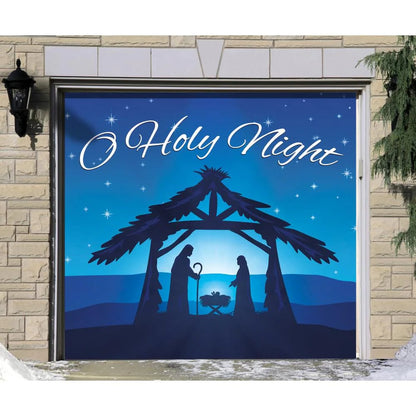 Christmas Mural for Garage Door