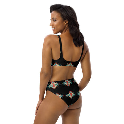 Yeehaw Black Aztec Bikini