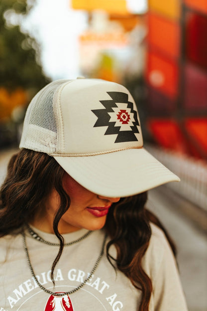 Simple Aztec Trucker Hat