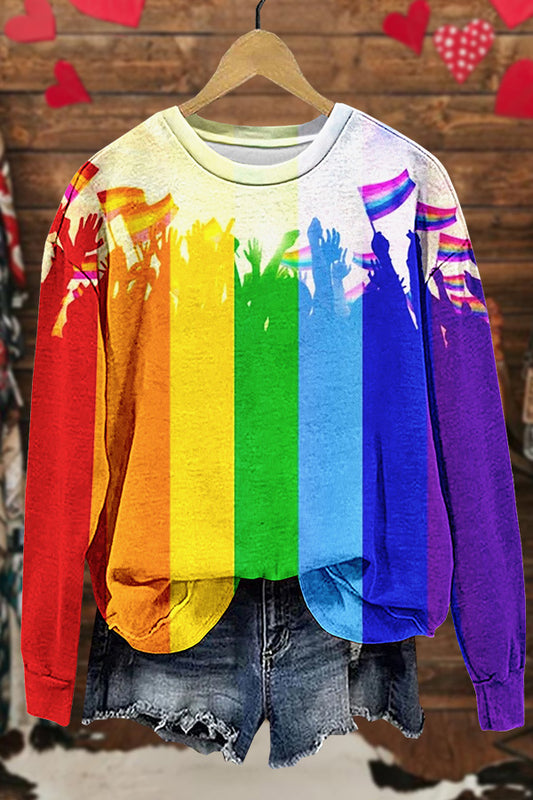 Rainbow LGBT Flag Sweatshirt