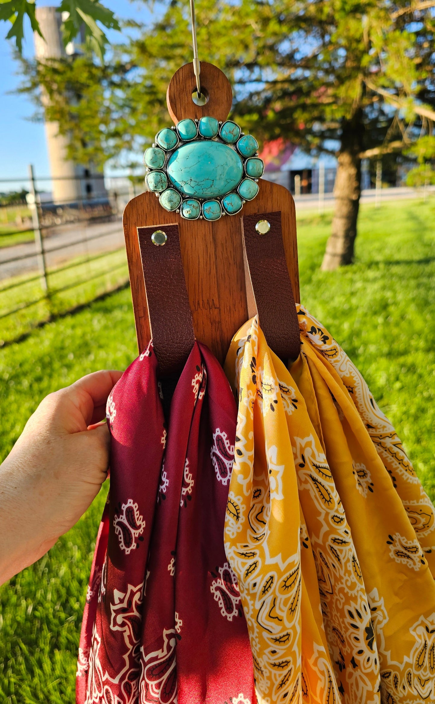 Handmade Wild Rag Scarf Organizer