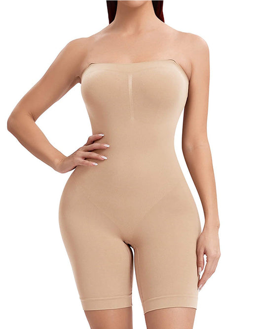 One-Piece Bodysuit Jumpsuit With Removable Straps And Top