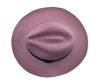 Lilac Classic Fedora | Genuine Panama Hat | Toquilla Straw | Handwoven in Ecuador - EA