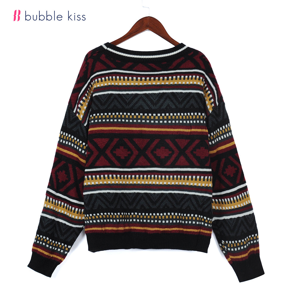 Autumn Winter Vintage Women Sweater