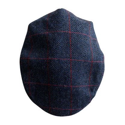 THE PEAKED Marl Flat Hat Ardmore-Harris Tweed