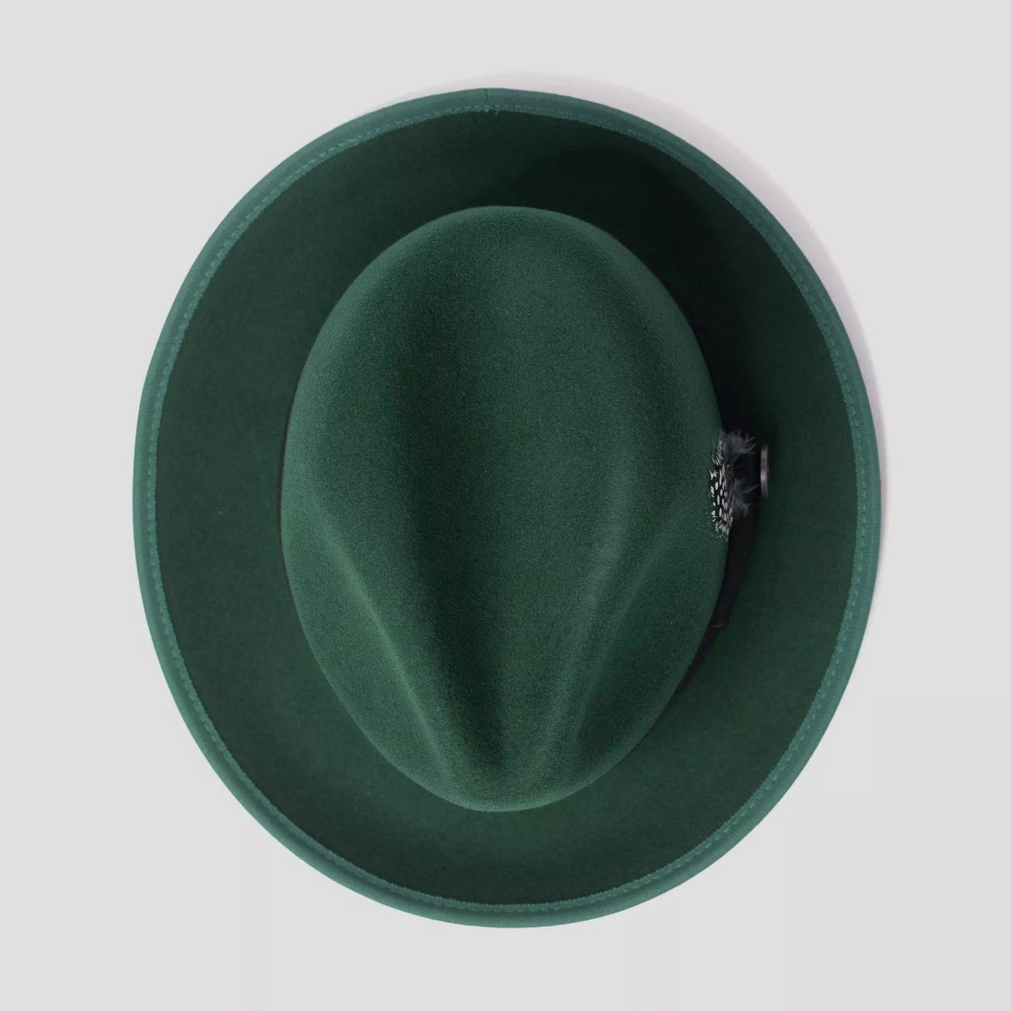 Ronnie Bikary Fedora – emerald[Fast shipping and box packing]