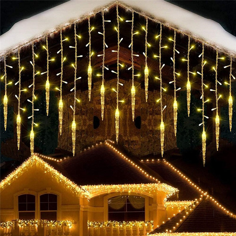 Christmas LED Curtain Icicle Lights