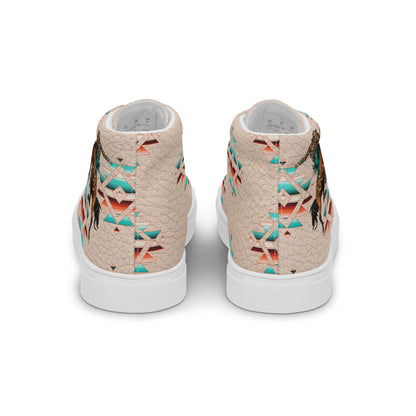 Rodeo Aztec Women__ high top canvas shoes