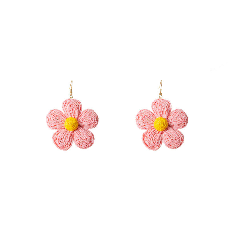 Cute Flower Braided Earrings