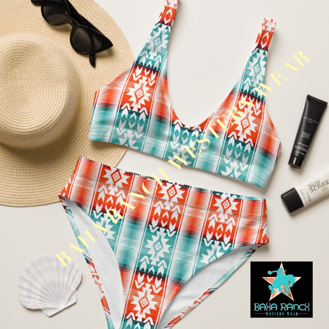 Yeehaw Aztec Print Bikini