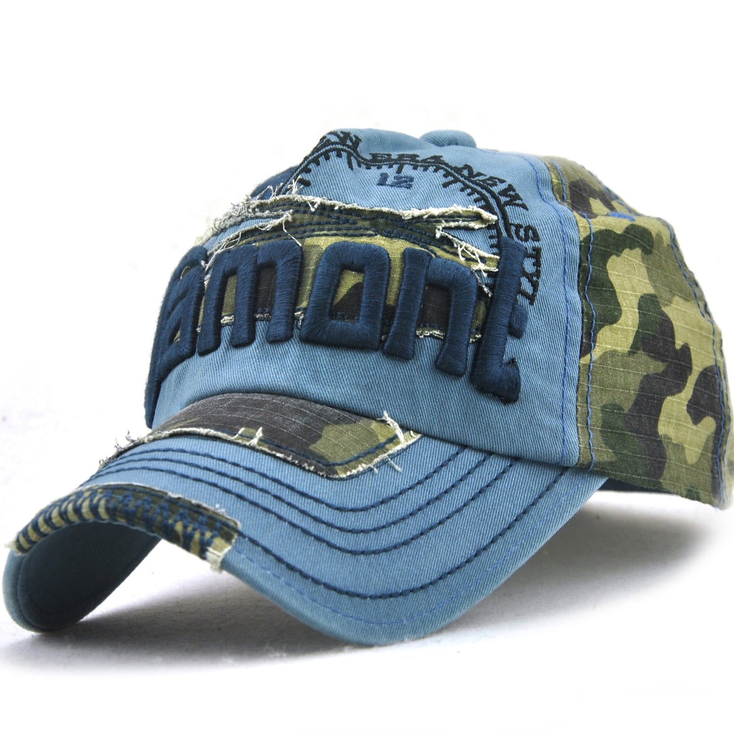 Men & Women Baseball Cap/Camouflage print Outdoor Fitted Hat