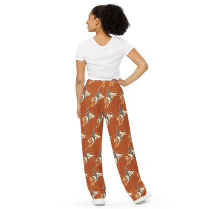 Bull Rider Unisex Wide Leg Pants