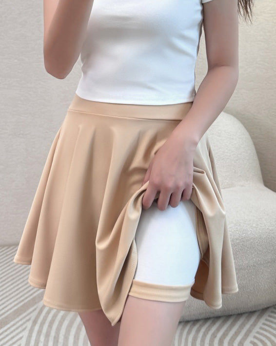 A-Line Pleated Skirt