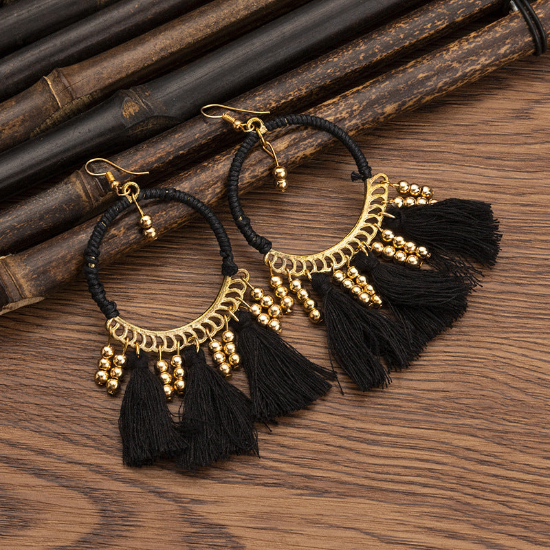 Women's Ethnic Style Tassel Earrings