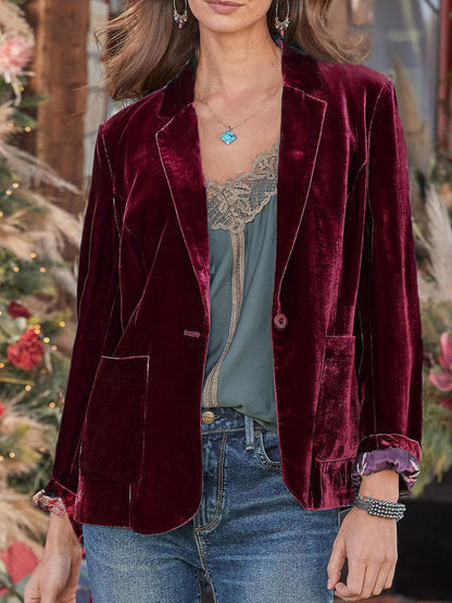 Velvet Blazer choice of colors