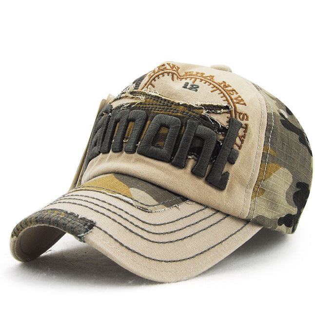 Men & Women Baseball Cap/Camouflage print Outdoor Fitted Hat