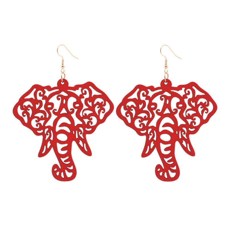 Hollow Elephant Gameday Earrings