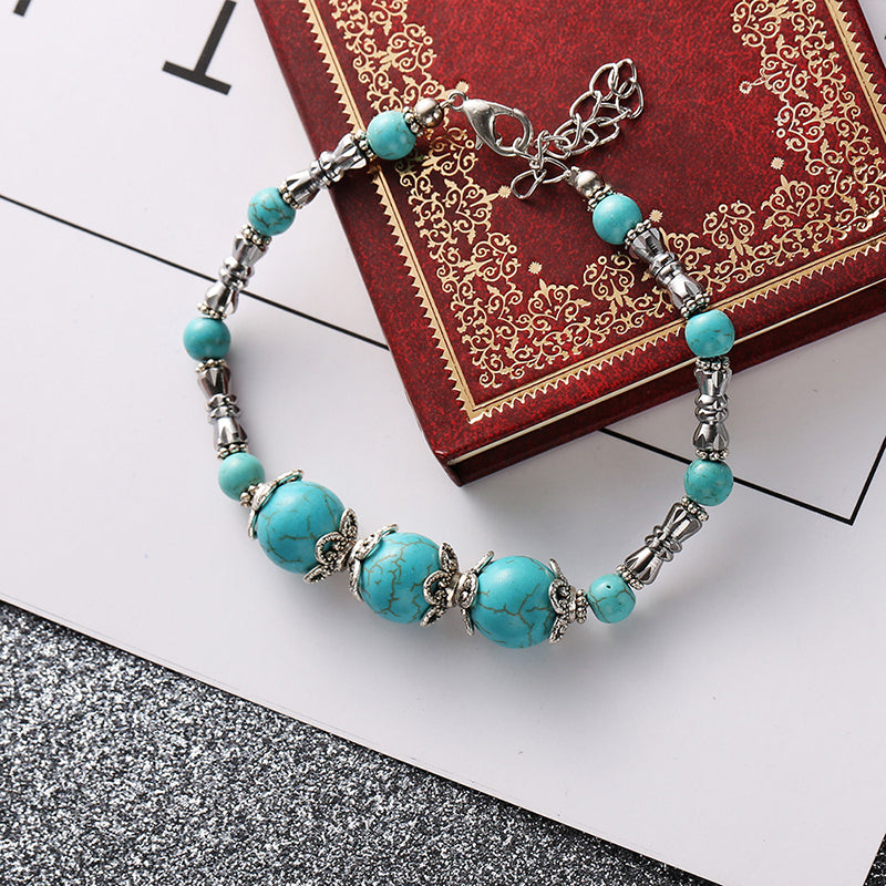 Vintage Beaded Turquoise Bracelet