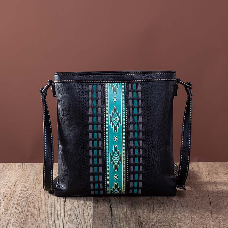 Montana West Aztec Embossed  Collection Crossbody Bag