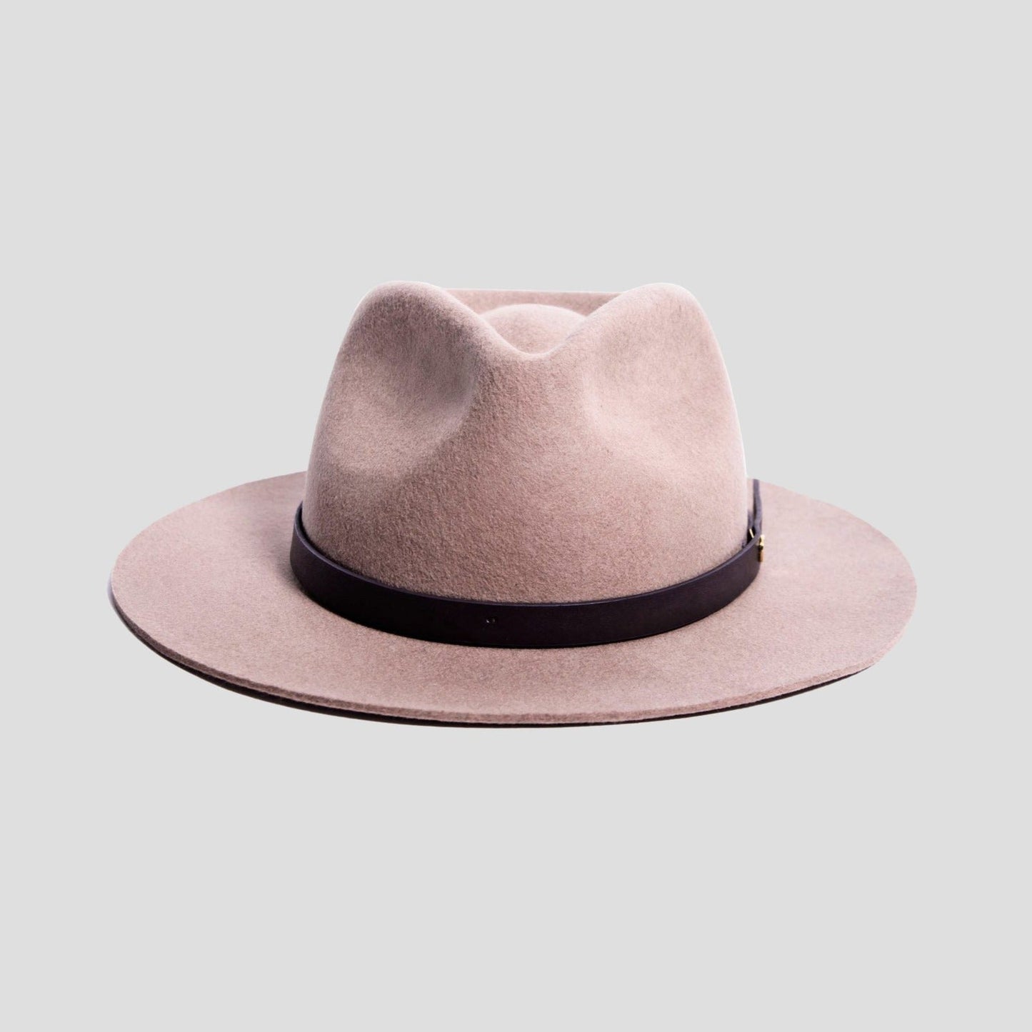 Dapper Men's Felt Fedora Hat__rown