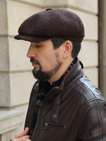 Heritage Wool Tweed Newsboy Hat