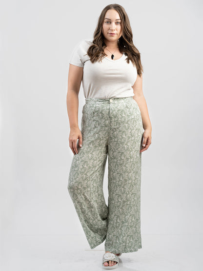 Women Floral Print Pants