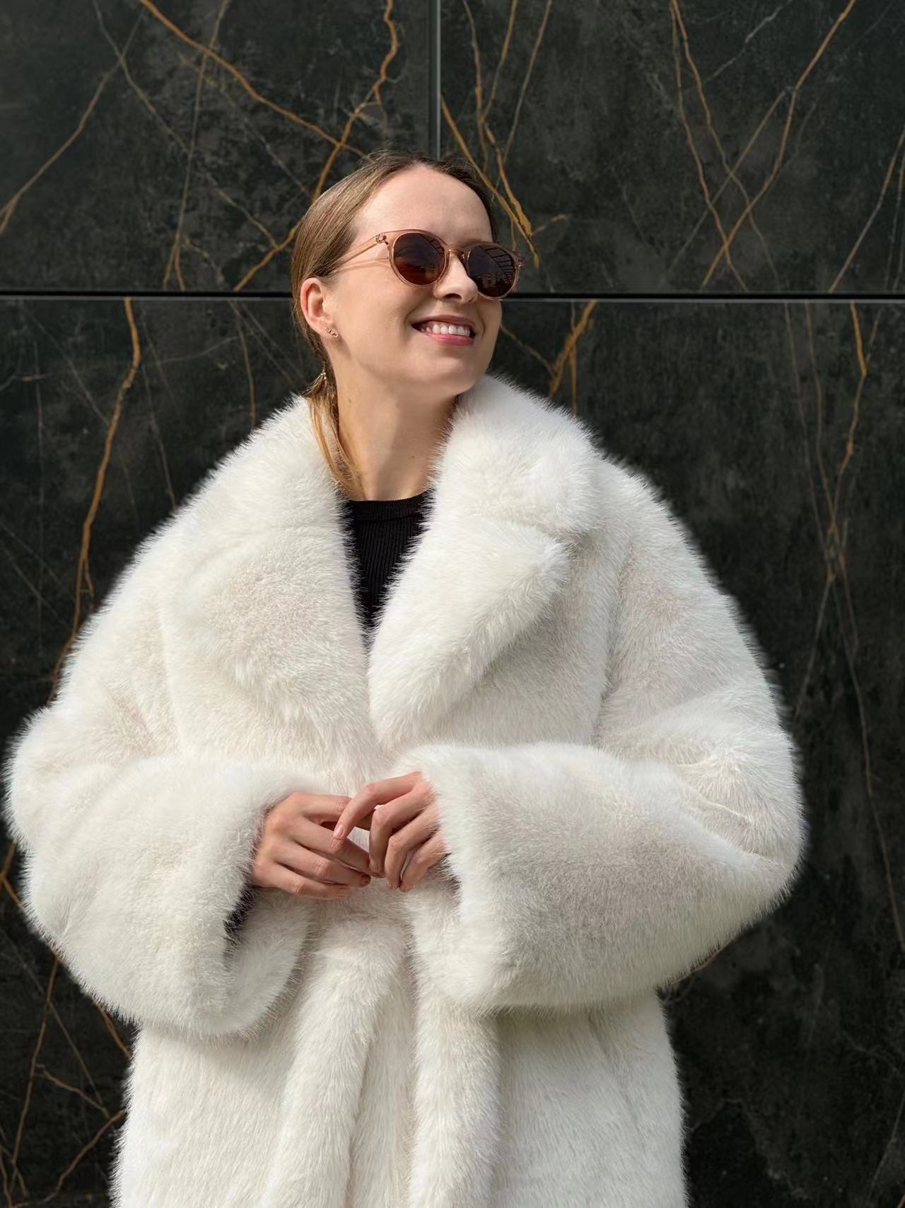 Evelina Luxe Faux Fur Coat