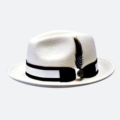 Heritage Classic Fedora Crushable 2-Tone Fedora Hat