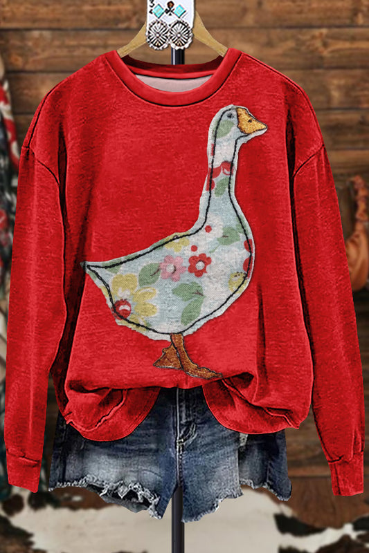 Classic Contrast Duck Sweatshirt