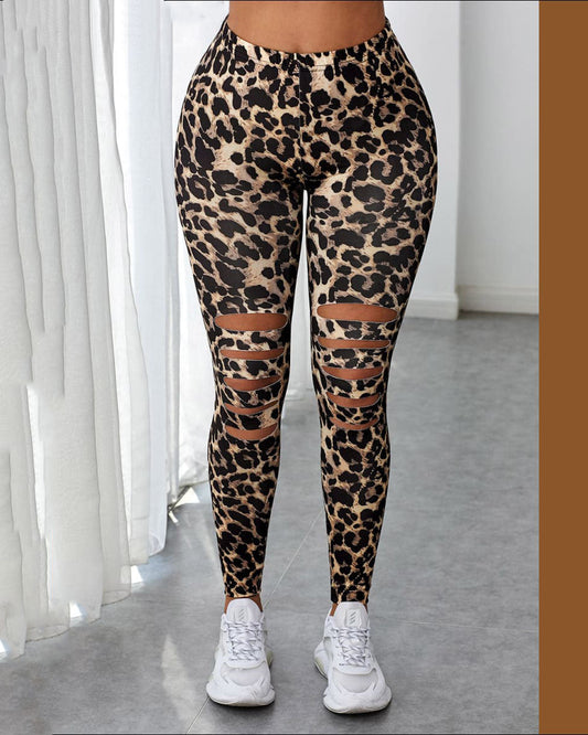 High Waist Cutout Yoga Leggings