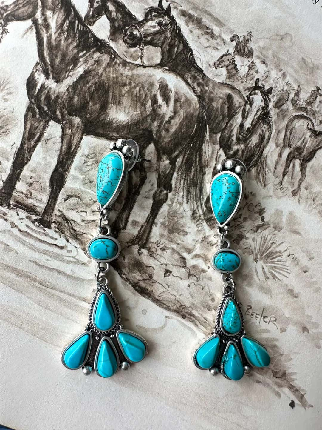 Deana Turquoise Earrings