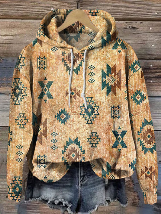 Aztec Pattern Art Casual Hoodie Sweatshirt