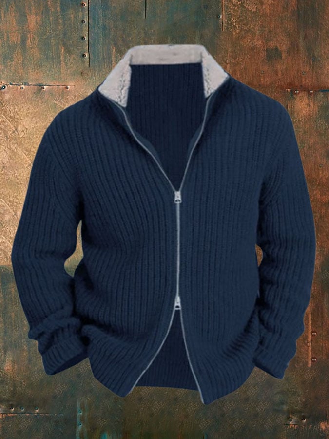 Men's Vintage Knit Cardigan