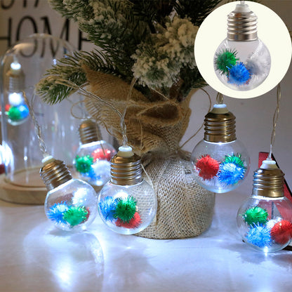 Christmas Light Bulbs Creative Ambiance Hanging Lights